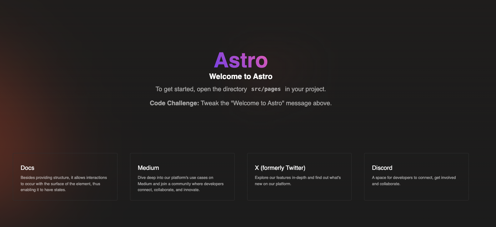 Astro Boilerplate